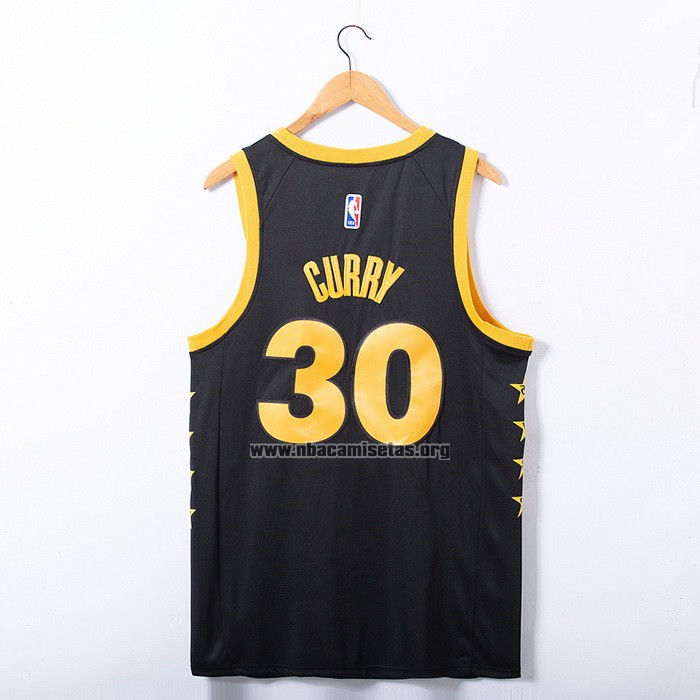 Camiseta Golden State Warriors Stephen Curry NO 30 FMVP 2022 Negro